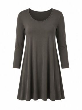 Socialite NWT olive green swing dress, medium